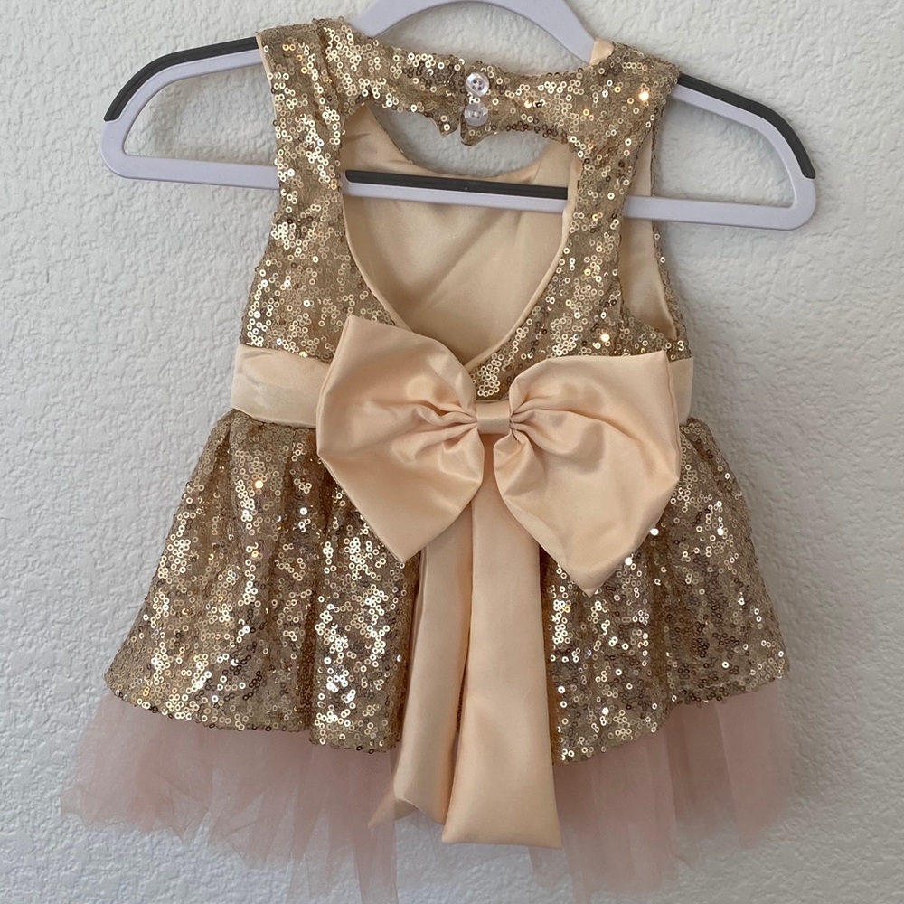 Custom Sequin Baby Dress
